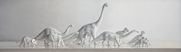 Dinosaur Parade by Daevid  Anderson | Lethbridge Gallery